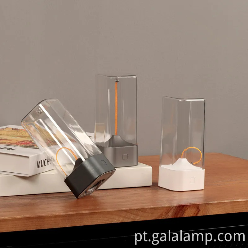 Touch Recarregável Mini Lâmpada de mesa com luz noturna magnética